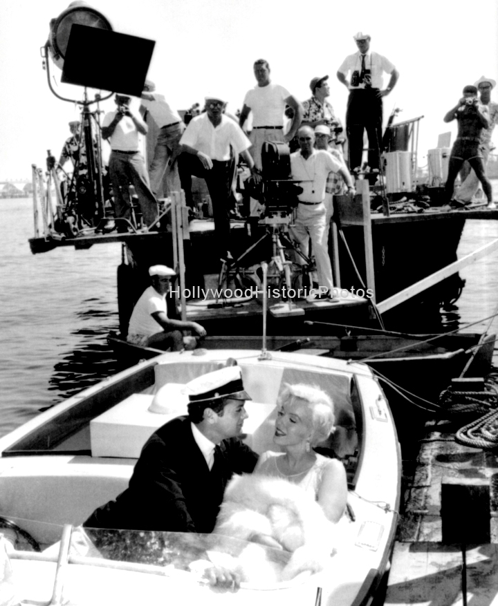 Tony Curtis 1959 'Some Like It Hot' On set with Marilyn Monroe and Billy Wilder directing copy.jpg